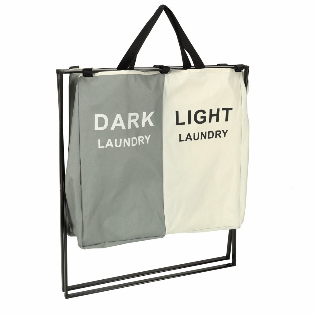 KOSZ NA PRANIE SEGREGACJA ORGANIZER 2 KOMORY